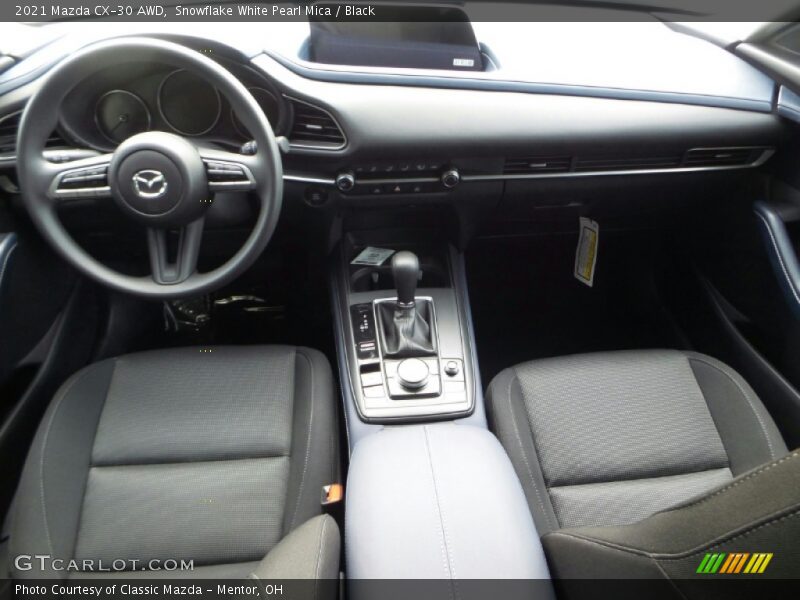 Snowflake White Pearl Mica / Black 2021 Mazda CX-30 AWD
