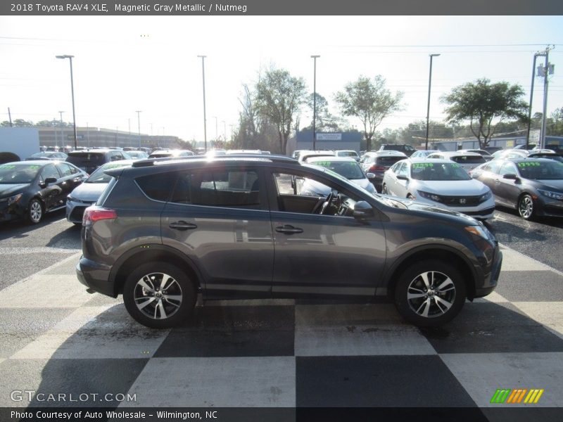 Magnetic Gray Metallic / Nutmeg 2018 Toyota RAV4 XLE