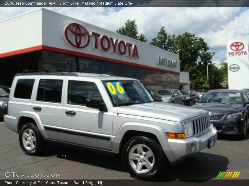 Bright Silver Metallic / Medium Slate Gray 2006 Jeep Commander 4x4