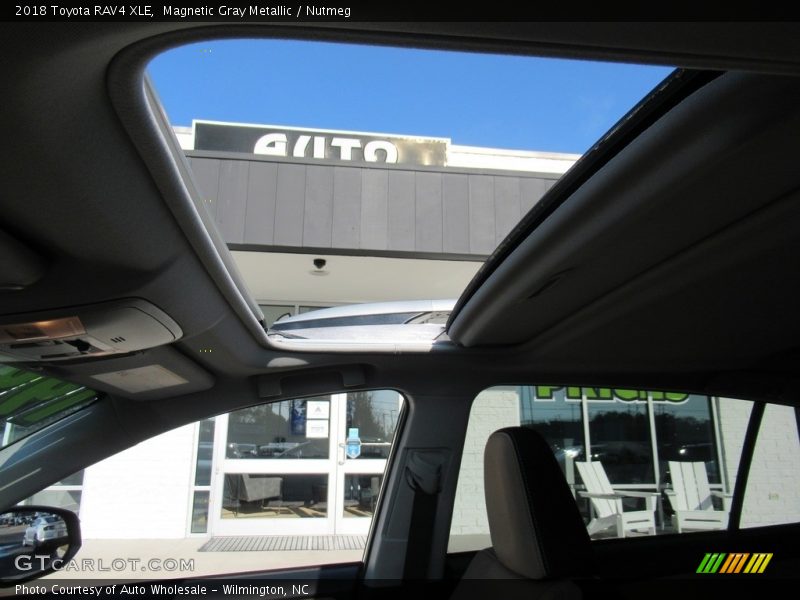 Magnetic Gray Metallic / Nutmeg 2018 Toyota RAV4 XLE