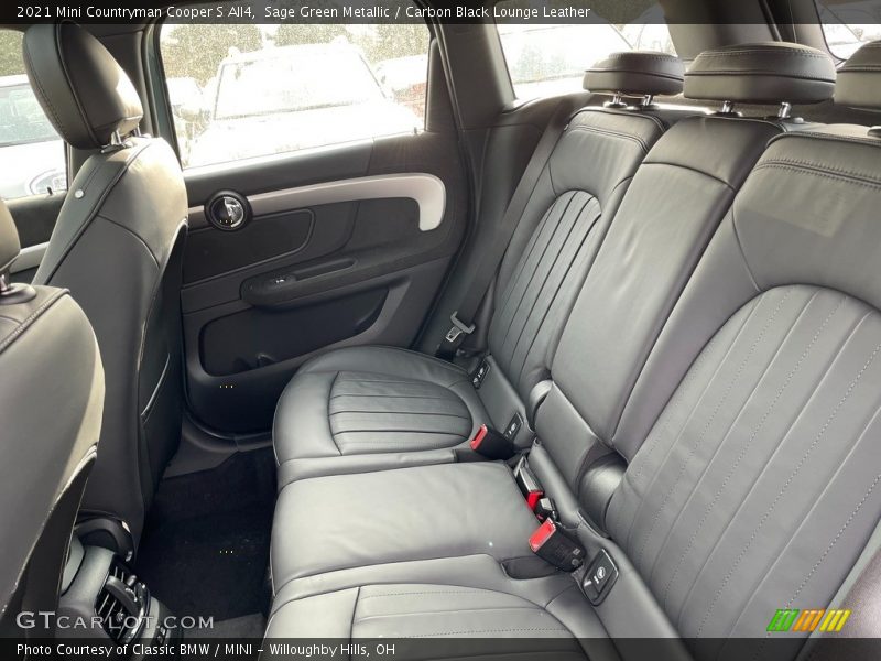 Rear Seat of 2021 Countryman Cooper S All4