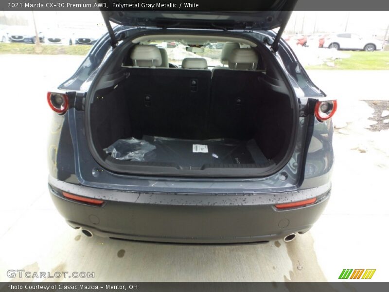 Polymetal Gray Metallic / White 2021 Mazda CX-30 Premium AWD