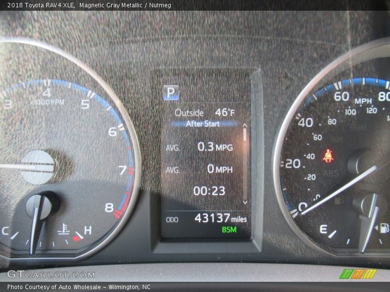 Magnetic Gray Metallic / Nutmeg 2018 Toyota RAV4 XLE