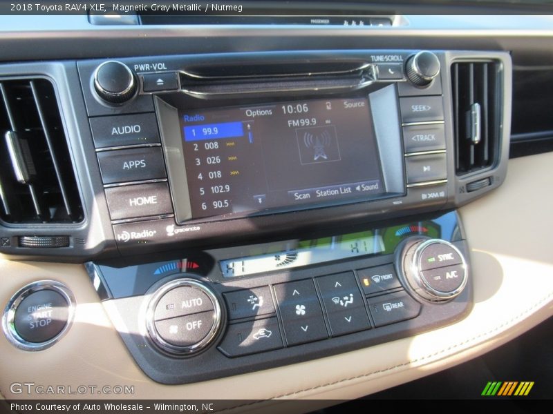 Magnetic Gray Metallic / Nutmeg 2018 Toyota RAV4 XLE