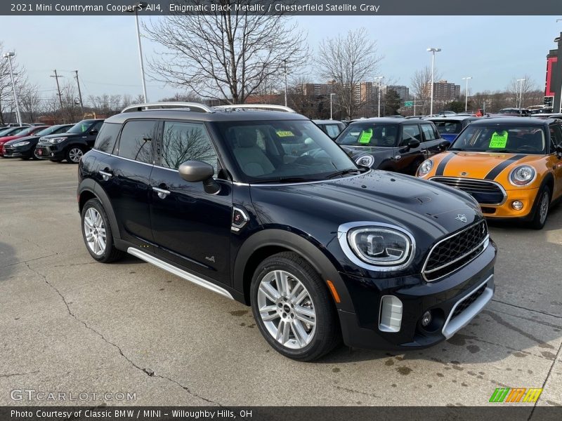 Enigmatic Black Metallic / Chesterfield Satellite Gray 2021 Mini Countryman Cooper S All4
