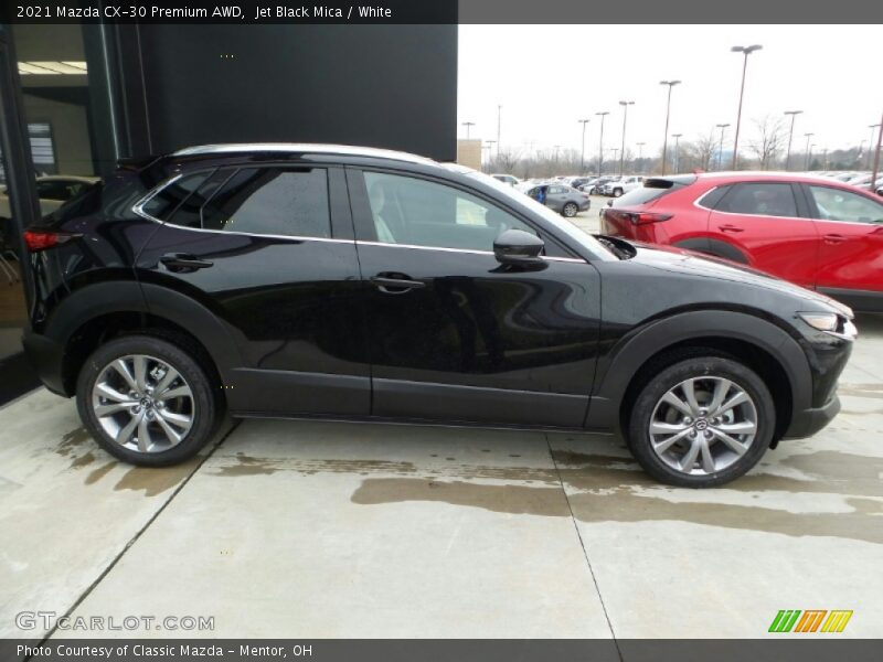Jet Black Mica / White 2021 Mazda CX-30 Premium AWD