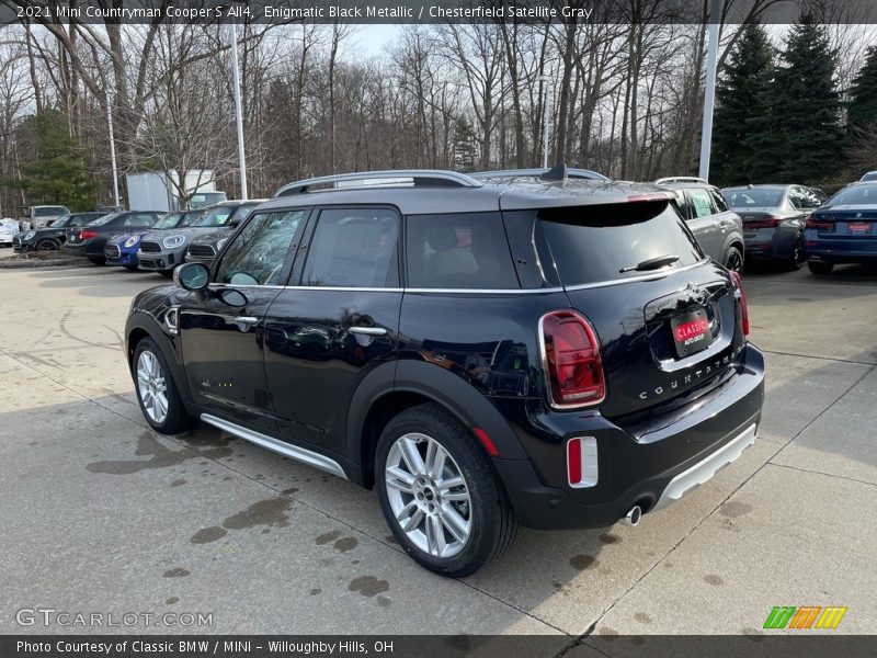 Enigmatic Black Metallic / Chesterfield Satellite Gray 2021 Mini Countryman Cooper S All4