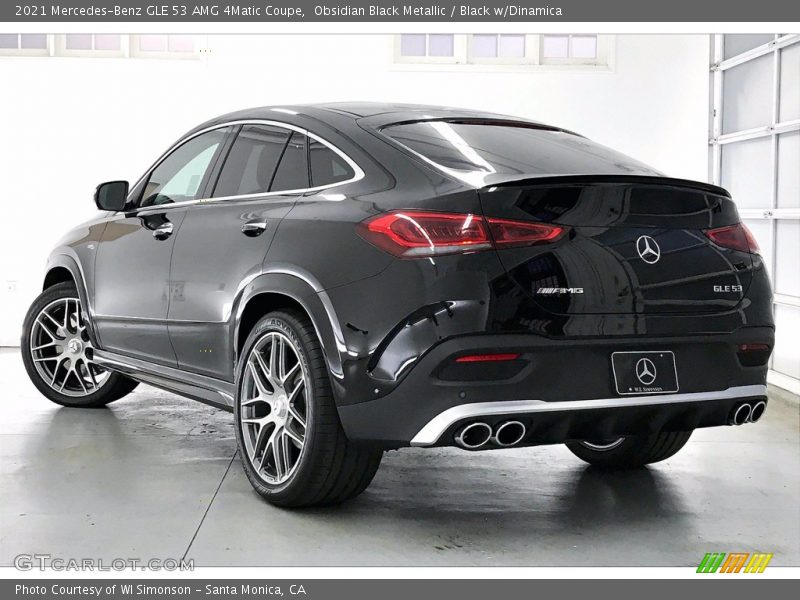 Obsidian Black Metallic / Black w/Dinamica 2021 Mercedes-Benz GLE 53 AMG 4Matic Coupe