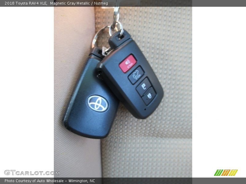 Magnetic Gray Metallic / Nutmeg 2018 Toyota RAV4 XLE