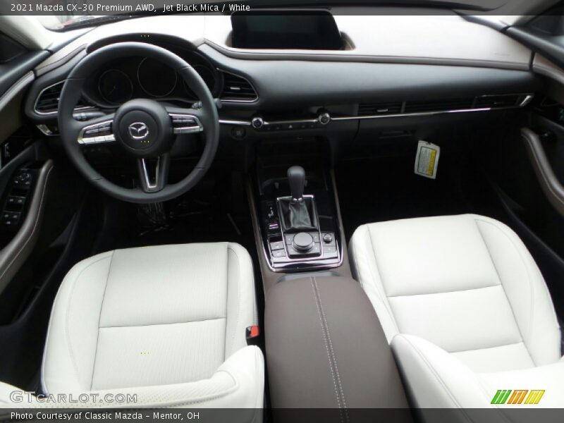 Jet Black Mica / White 2021 Mazda CX-30 Premium AWD