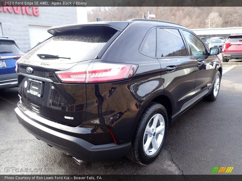 Agate Black / Ebony 2020 Ford Edge SE AWD