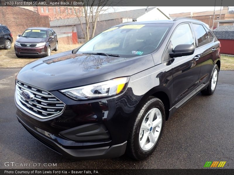 Agate Black / Ebony 2020 Ford Edge SE AWD