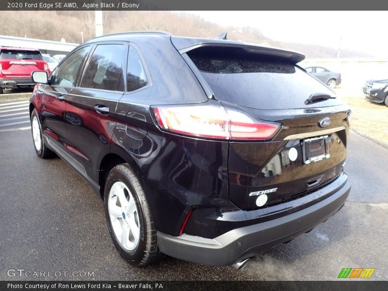 Agate Black / Ebony 2020 Ford Edge SE AWD
