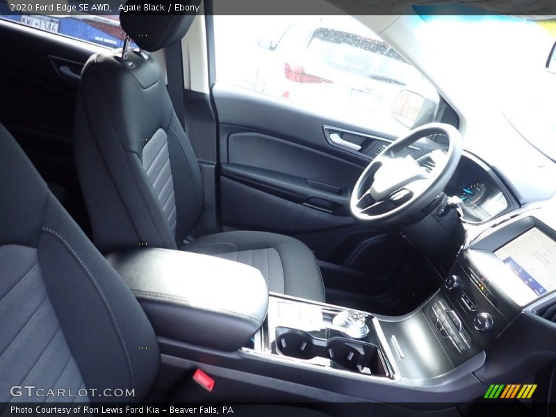 Agate Black / Ebony 2020 Ford Edge SE AWD