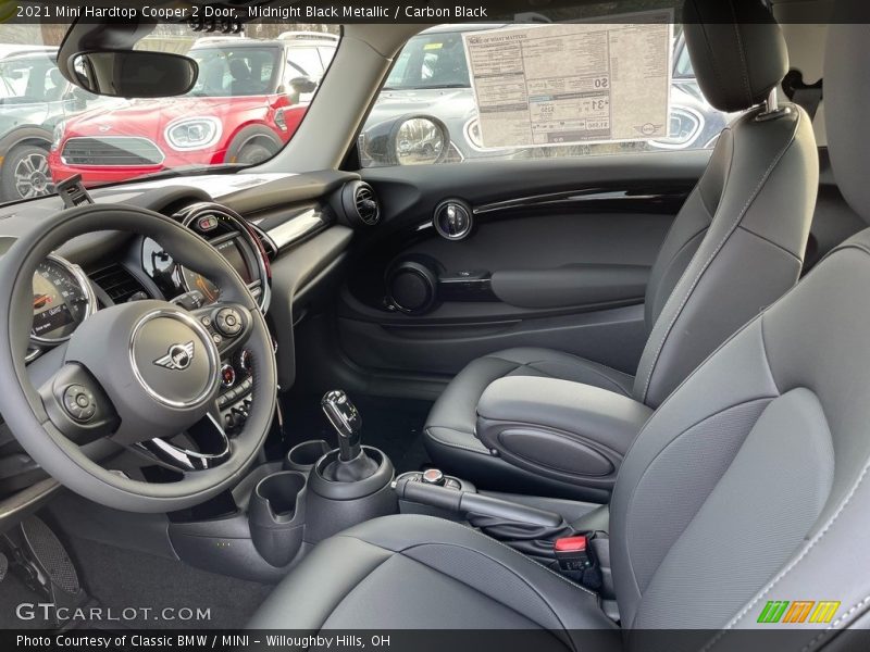 Front Seat of 2021 Hardtop Cooper 2 Door