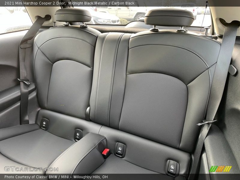 Rear Seat of 2021 Hardtop Cooper 2 Door