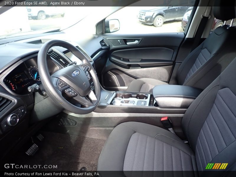 Agate Black / Ebony 2020 Ford Edge SE AWD