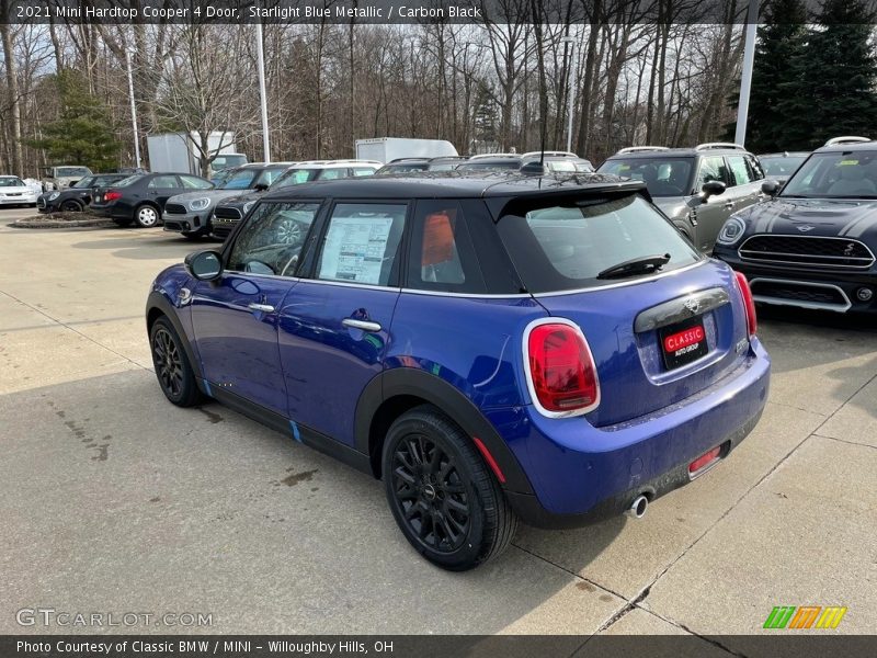 Starlight Blue Metallic / Carbon Black 2021 Mini Hardtop Cooper 4 Door