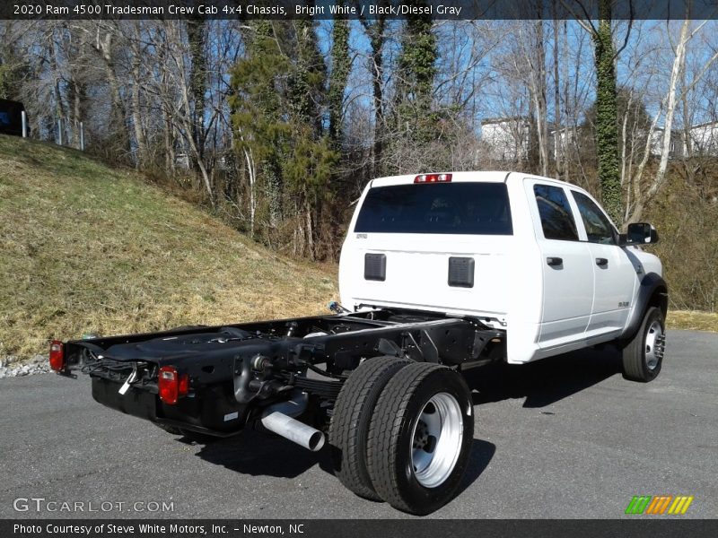 Bright White / Black/Diesel Gray 2020 Ram 4500 Tradesman Crew Cab 4x4 Chassis