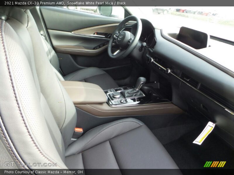 Snowflake White Pearl Mica / Black 2021 Mazda CX-30 Premium AWD