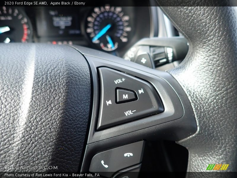 Agate Black / Ebony 2020 Ford Edge SE AWD