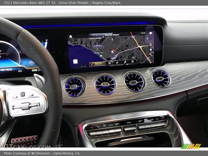 Navigation of 2021 AMG GT 43