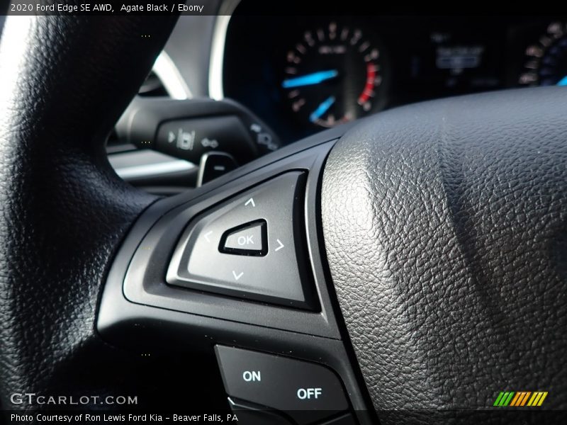 Agate Black / Ebony 2020 Ford Edge SE AWD
