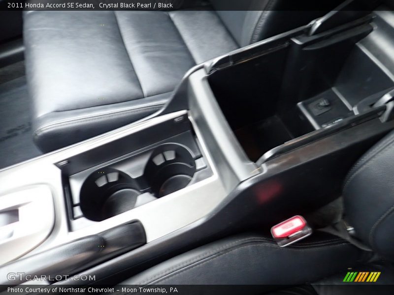 Crystal Black Pearl / Black 2011 Honda Accord SE Sedan