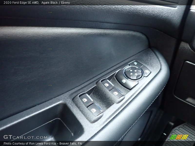 Agate Black / Ebony 2020 Ford Edge SE AWD