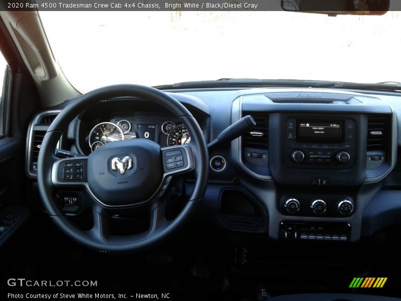 Bright White / Black/Diesel Gray 2020 Ram 4500 Tradesman Crew Cab 4x4 Chassis
