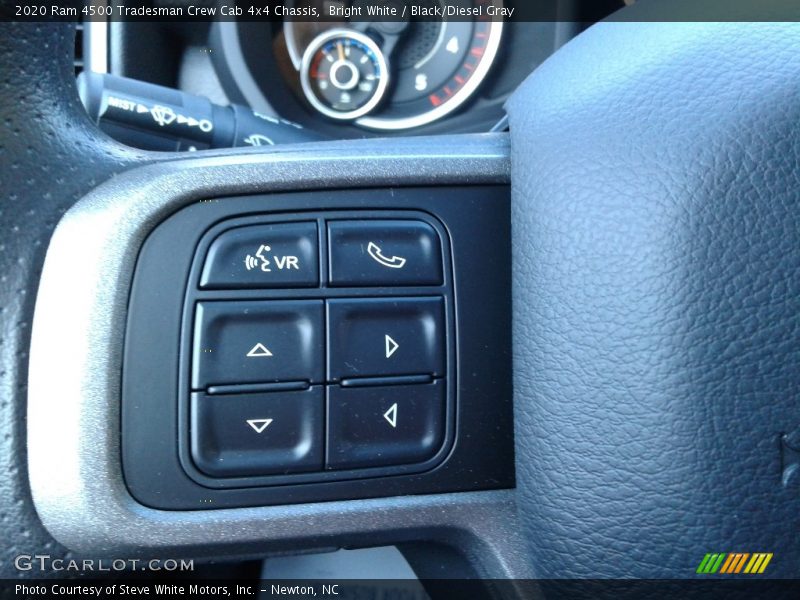 Bright White / Black/Diesel Gray 2020 Ram 4500 Tradesman Crew Cab 4x4 Chassis