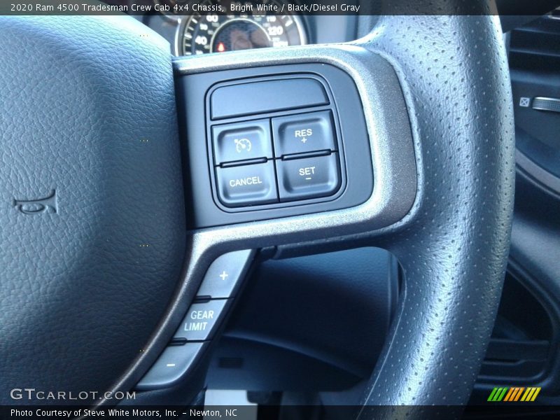 Bright White / Black/Diesel Gray 2020 Ram 4500 Tradesman Crew Cab 4x4 Chassis