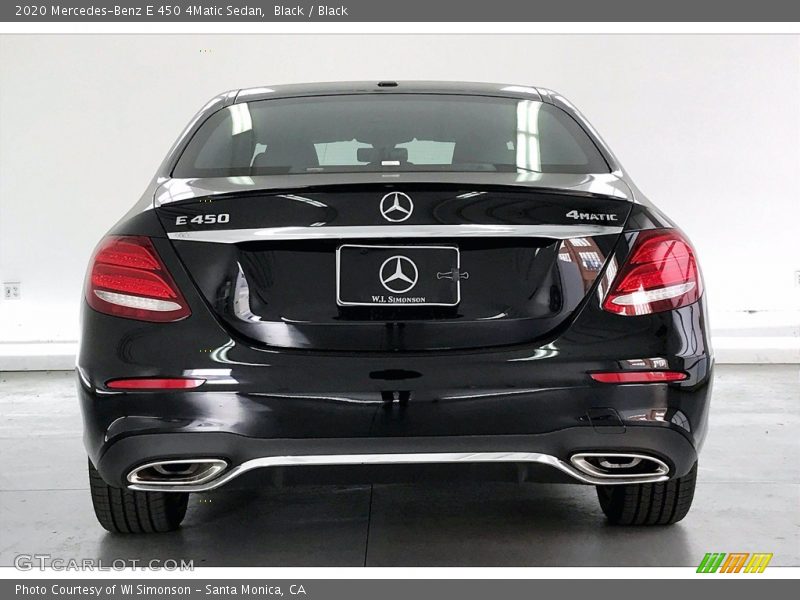 Black / Black 2020 Mercedes-Benz E 450 4Matic Sedan