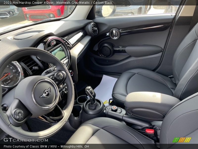 Moonwalk Gray Metallic / Carbon Black 2021 Mini Hardtop Cooper 4 Door