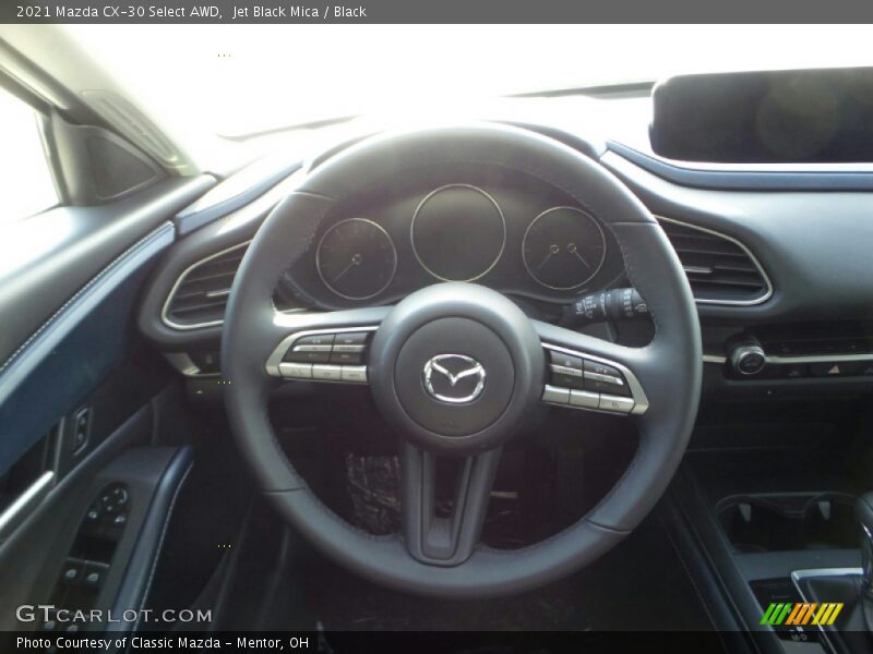 Jet Black Mica / Black 2021 Mazda CX-30 Select AWD