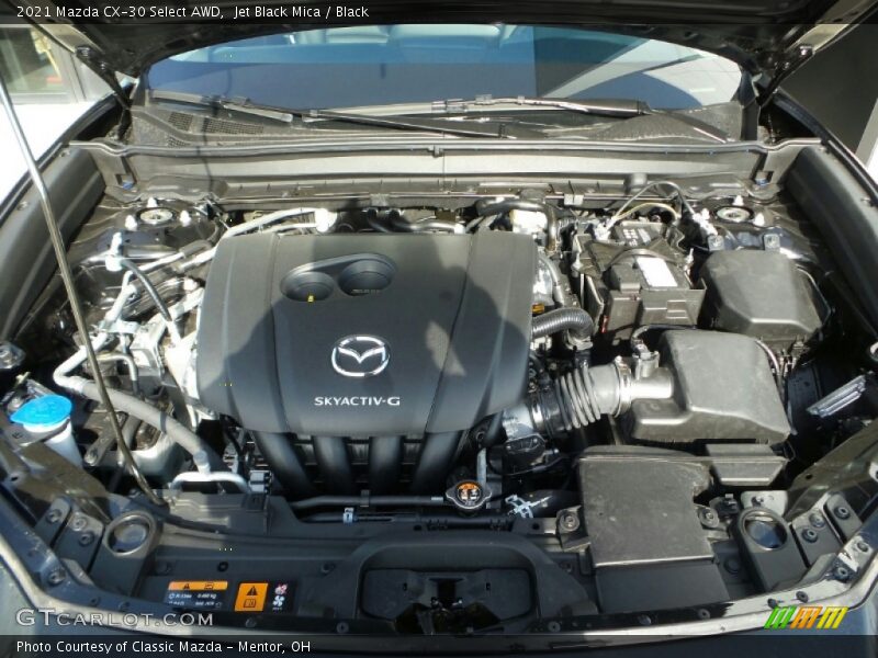 Jet Black Mica / Black 2021 Mazda CX-30 Select AWD