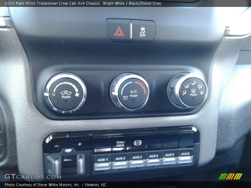 Bright White / Black/Diesel Gray 2020 Ram 4500 Tradesman Crew Cab 4x4 Chassis