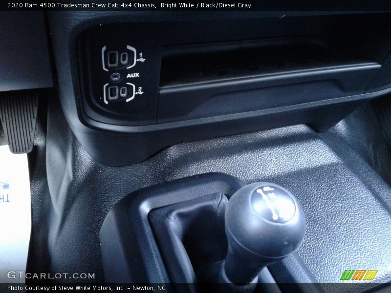 Bright White / Black/Diesel Gray 2020 Ram 4500 Tradesman Crew Cab 4x4 Chassis