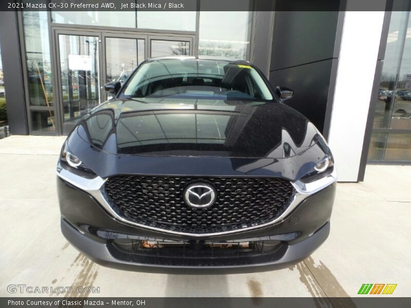 Jet Black Mica / Black 2021 Mazda CX-30 Preferred AWD
