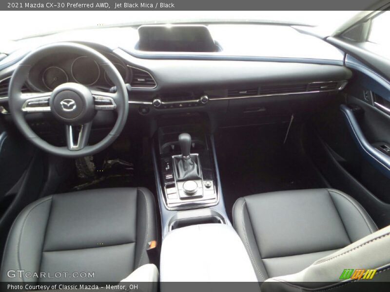 Jet Black Mica / Black 2021 Mazda CX-30 Preferred AWD