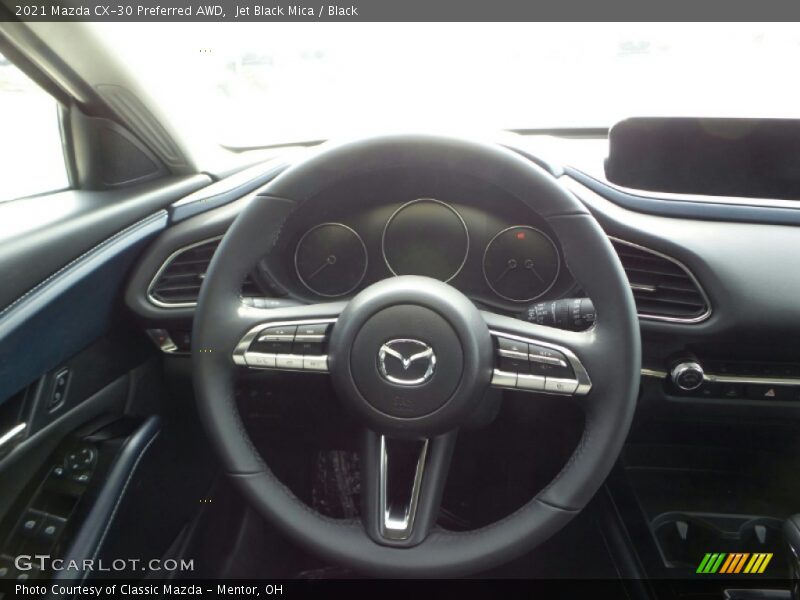 Jet Black Mica / Black 2021 Mazda CX-30 Preferred AWD