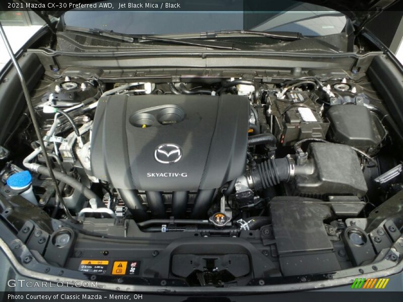 Jet Black Mica / Black 2021 Mazda CX-30 Preferred AWD