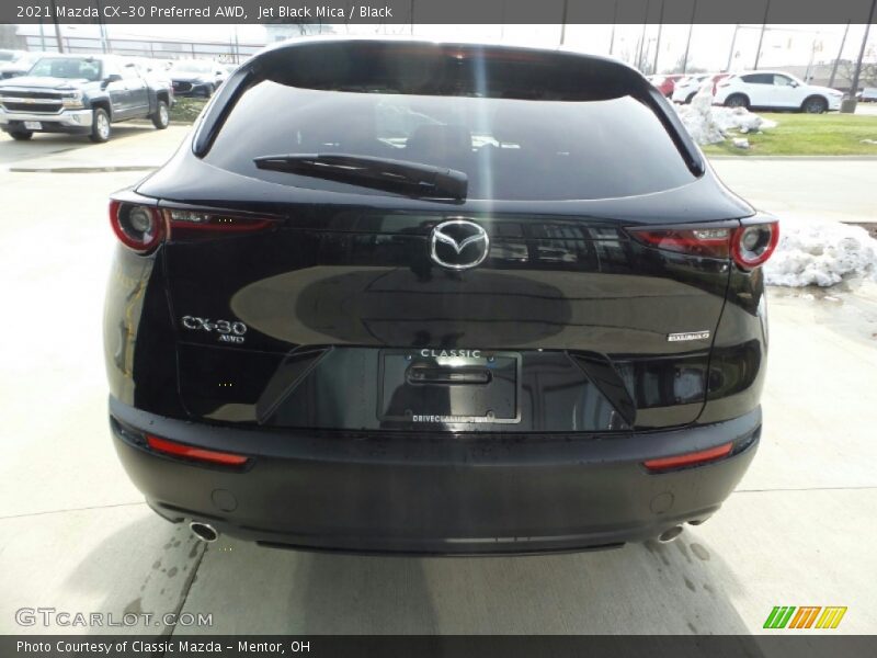 Jet Black Mica / Black 2021 Mazda CX-30 Preferred AWD