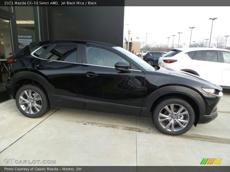 Jet Black Mica / Black 2021 Mazda CX-30 Select AWD