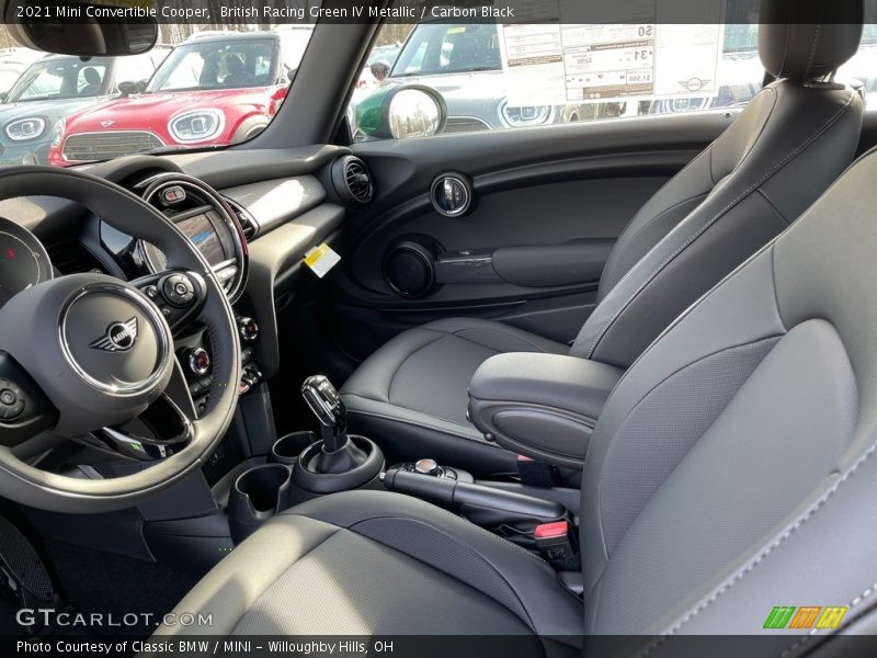 Front Seat of 2021 Convertible Cooper