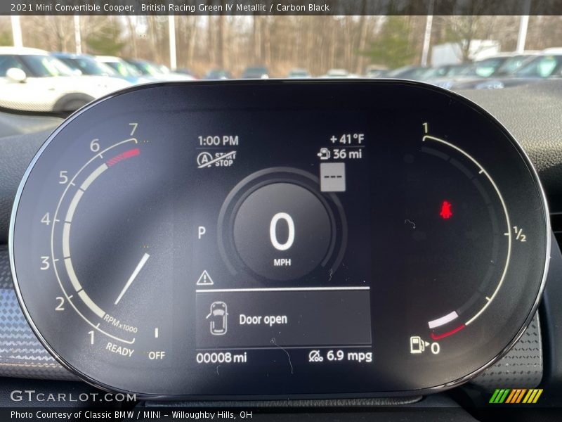  2021 Convertible Cooper Cooper Gauges