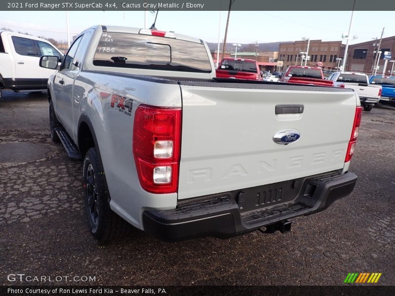 Cactus Gray Metallic / Ebony 2021 Ford Ranger STX SuperCab 4x4