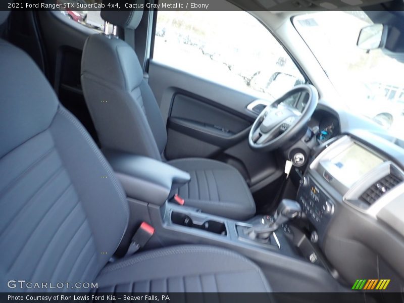 Cactus Gray Metallic / Ebony 2021 Ford Ranger STX SuperCab 4x4