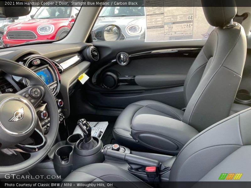 Starlight Blue Metallic / Carbon Black 2021 Mini Hardtop Cooper 2 Door
