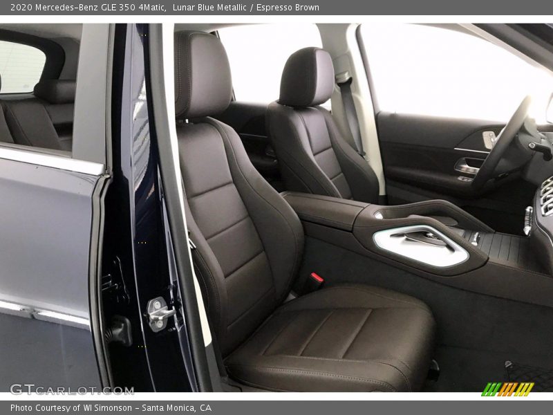 Lunar Blue Metallic / Espresso Brown 2020 Mercedes-Benz GLE 350 4Matic